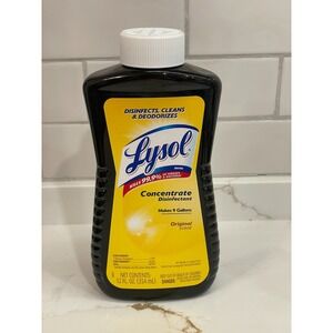 Lysol Original Scent Concentrate 12 fl oz Deodorizes Cleans 9 Gallon New